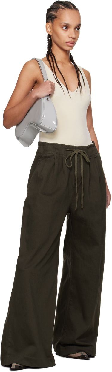 Bukser Entire Studios Entire Studios Cinch Trousers Grøn | ES2546OL, 3