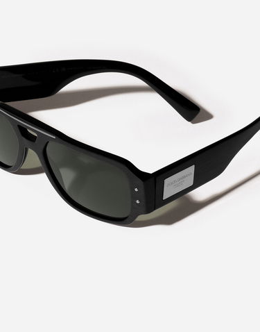 Solbriller Dolce & Gabbana Squared Pilot Dna Sunglasses Sort | VG448AVP09A9V000, 3