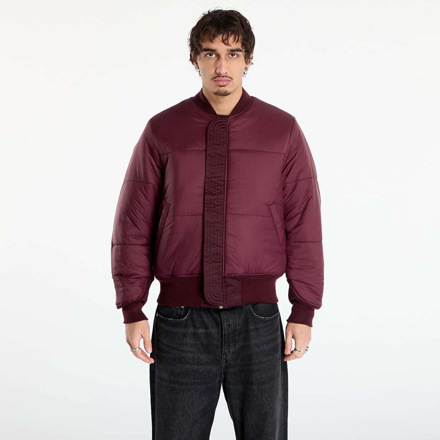 Bomberjakke Alpha Industries MA-1 Base Flight Jacket Bourgogne | 756111-608, 1