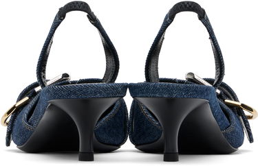 Sneakers og sko Givenchy Givenchy Voyou Slingback Heels Blå | BE308XE259401, 1