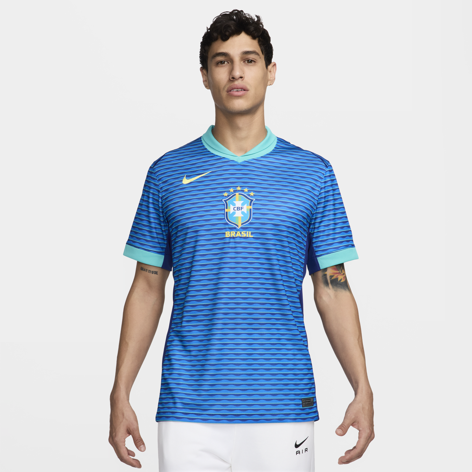 Jersey Nike Dri-FIT Brazil 2024/25 Stadium Blå | FJ4283-458, 0