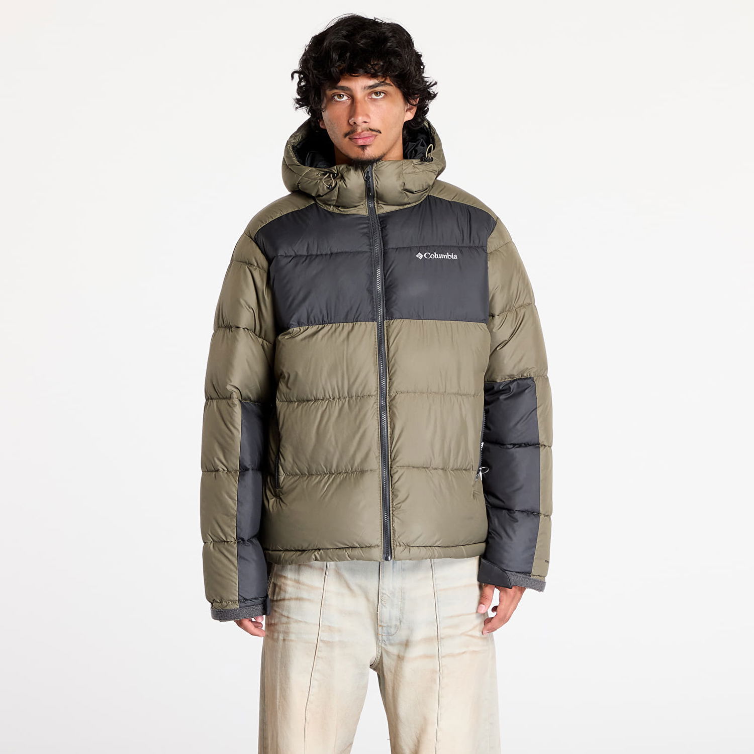 Puffer jakke Columbia Pike Lake™ II Hooded Jacket Stone Green Grøn | 2050931399, 0