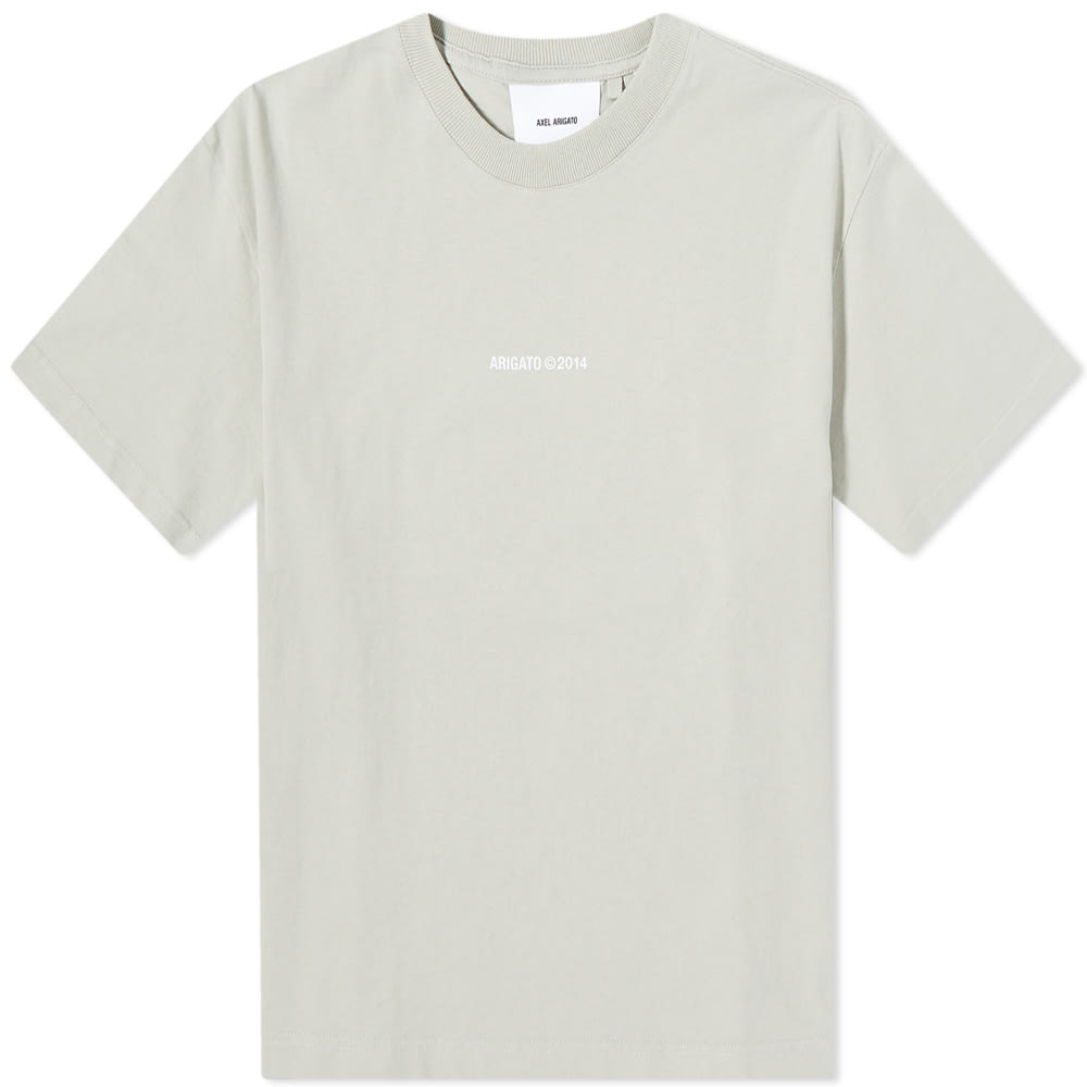 T-shirt AXEL ARIGATO Monogram Tee Grå | A1000003, 0