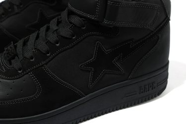 Sneakers og sko BAPE Military Sta Mid "Black" Sort | 1H30191006 BLK, 4