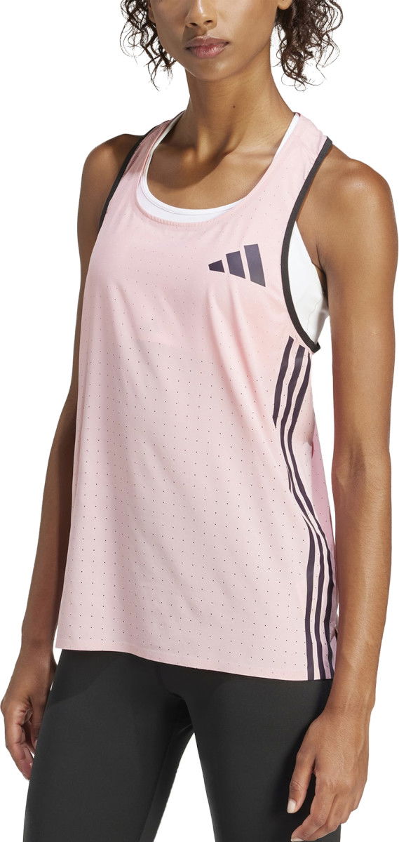 Tanktop adidas Performance Adizero Tank Lyserød | in1190