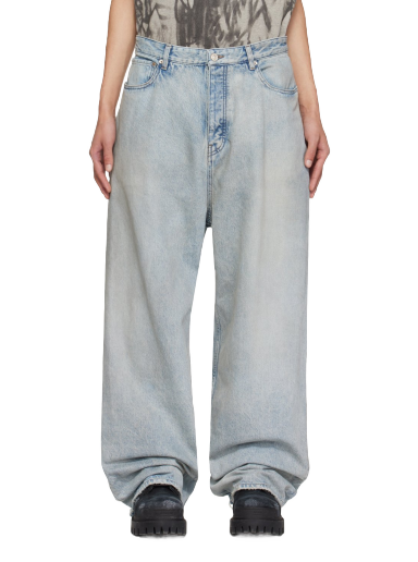 Jeans Balenciaga Baggy Jeans Blå | 745213-TDW14-4016