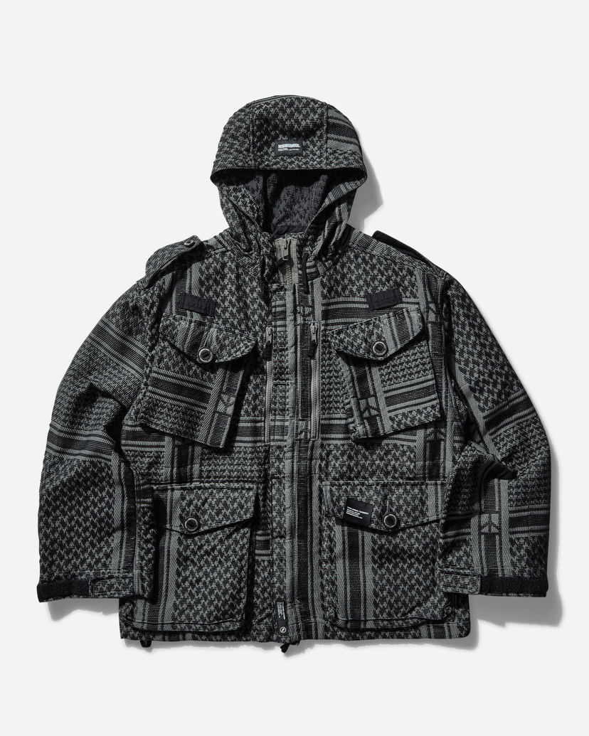 Parka Neighborhood Shemagh Smock Jacket Grå | 251SPNH-JKM03 BK
