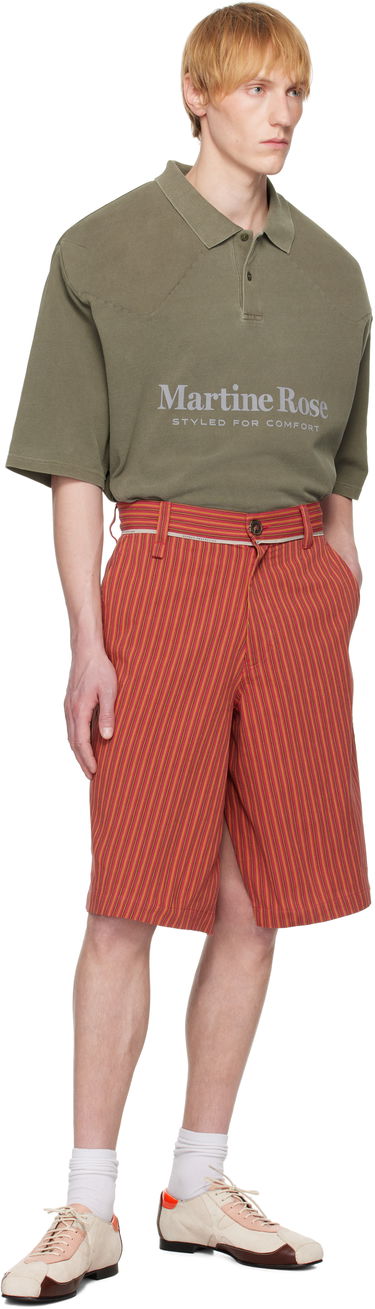 Shorts Martine Rose Martine Rose Twisted Striped Shorts Rød | 841WS14111, 3