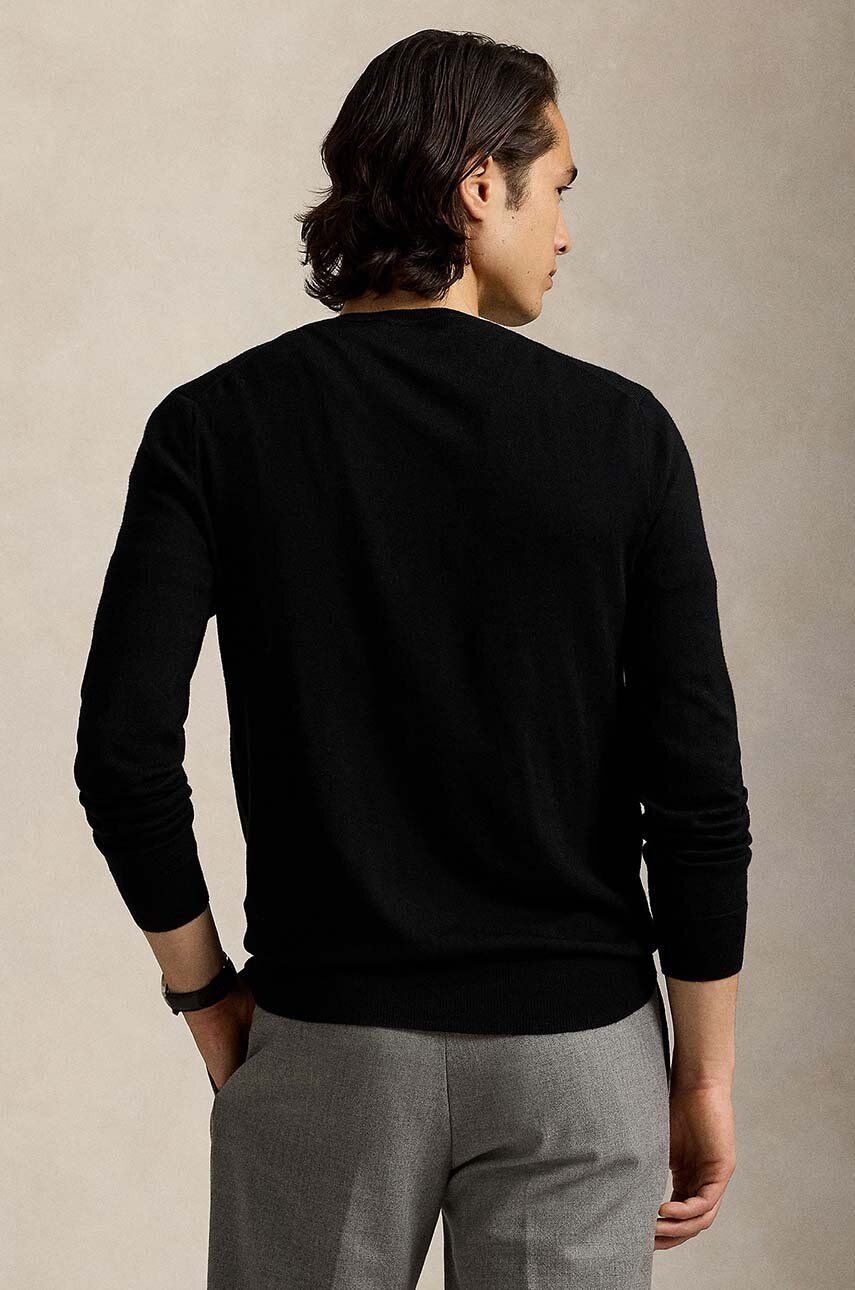 Sweater Polo by Ralph Lauren V-Neck Sweater Sort | 710946142, 1