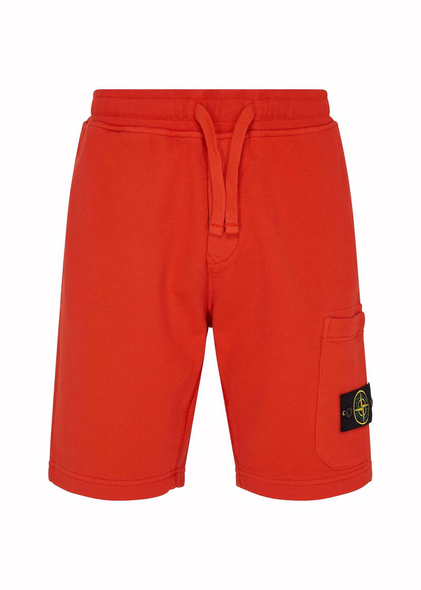 Shorts Stone Island Fleece Logo Shorts Rød | 791562520 V0037