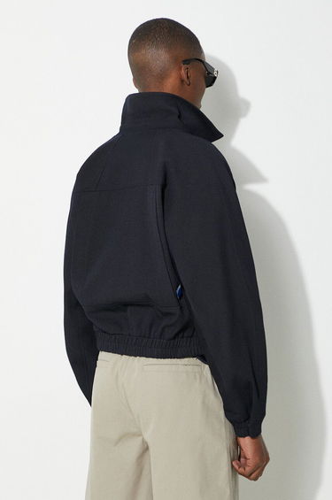 Bomberjakke ADER ERROR Navy Blue Wool Bomber Jacket Sort | BN01SSJK0810, 2