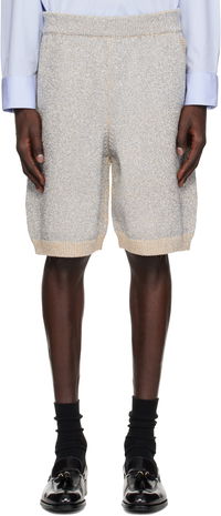 Dries Van Noten Metallic Knit Shorts