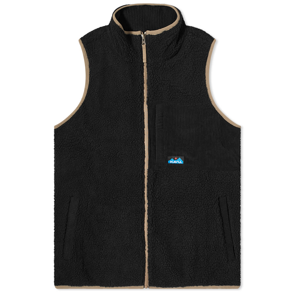 Vest KAVU Cooper Sherpa Vest Sort | 5189-20, 0
