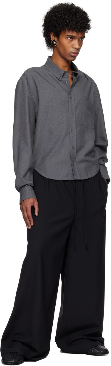 Bukser Marni Marni Wool Wide-Leg Trousers Sort | PUMU0290A1 UTP771, 3