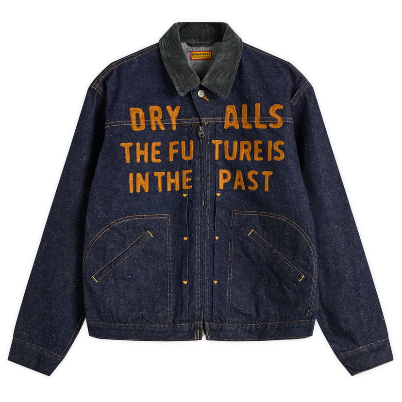 Jakke Human Made Zip Denim Work Jacket Mørkeblå | HM30JK005-IND