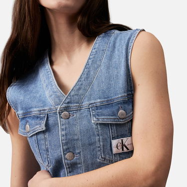 Jeans CALVIN KLEIN Jeans Sleeveless Denim Dress - XS Blå | J20J2237121A4, 0
