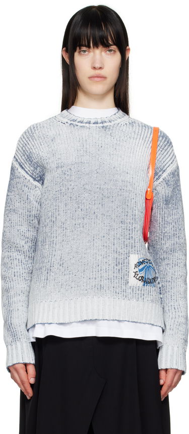 Sweater Acne Studios Patch Sweater Blå | B60322-, 4