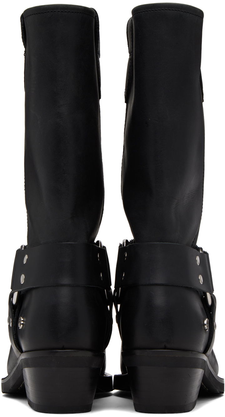 Tøj Anine Bing ANINE BING Ryder Leather Harness Boots Sort | A-14-1136-000, 1