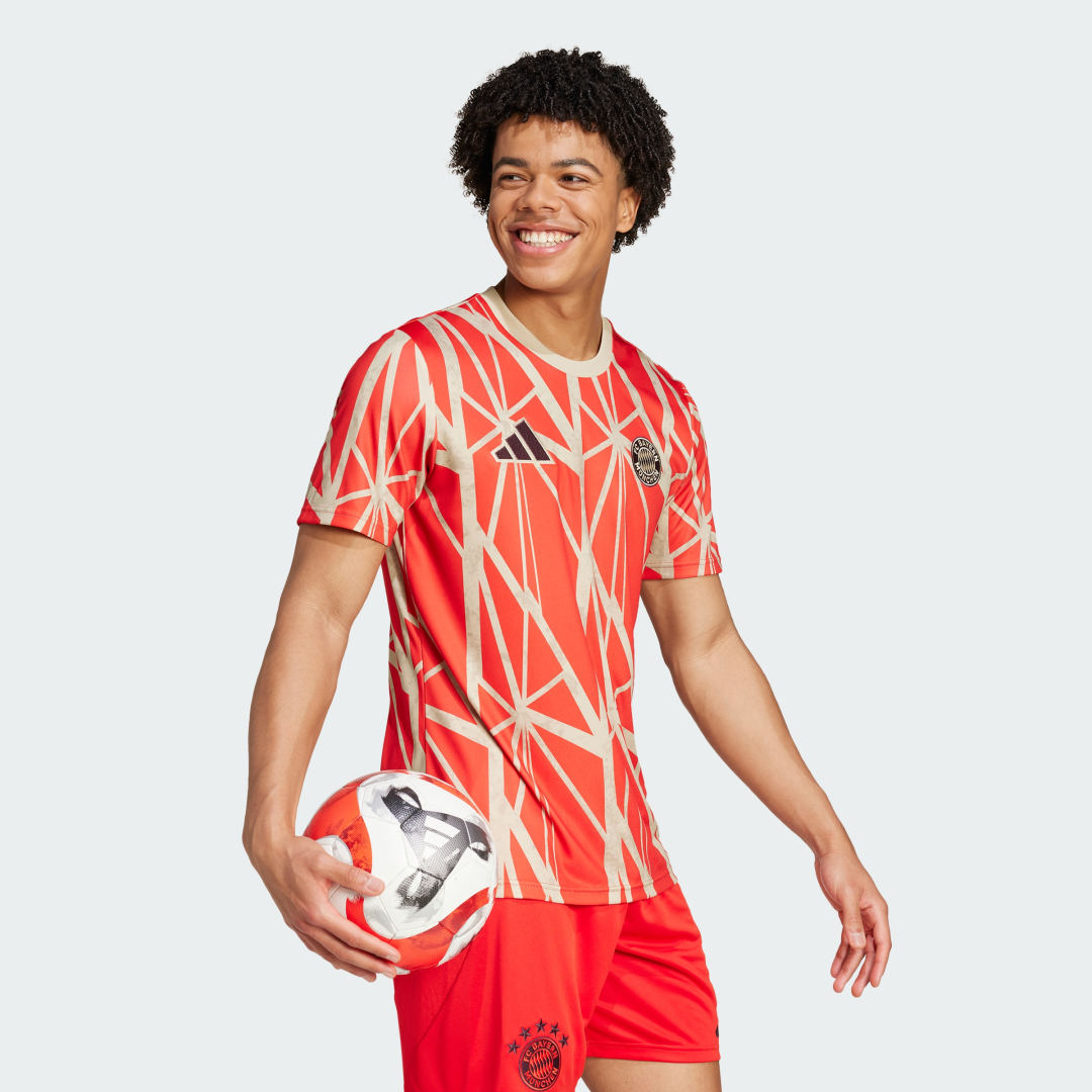 Jersey adidas Performance FC Bayern Prematch Jersey Rød | JD8335, 1