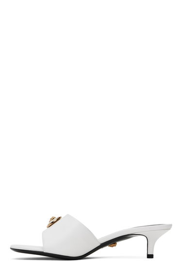 Sneakers og sko Versace Versace Alia 45mm Heeled Sandals Hvid | 1018241_DVT2P_1W56V, 2