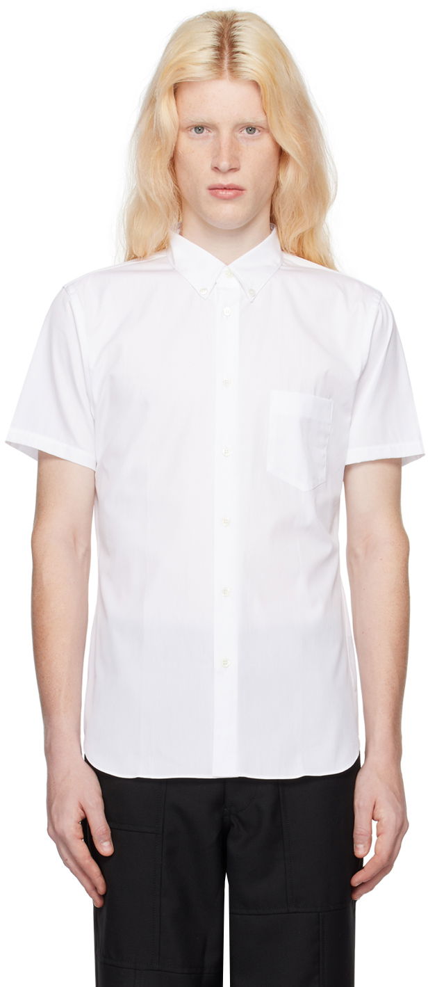 Skjorte Comme des Garçons Buttoned Shirt Hvid | FZ-B081-051, 0