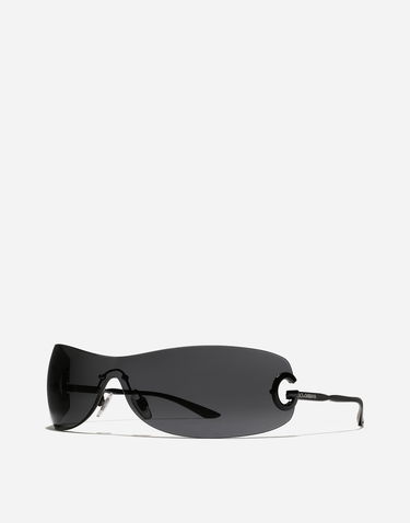 Solbriller Dolce & Gabbana Dolce & Gabbana Dg Twist Shield Sunglasses Sort | VG2308VM1879V000, 1