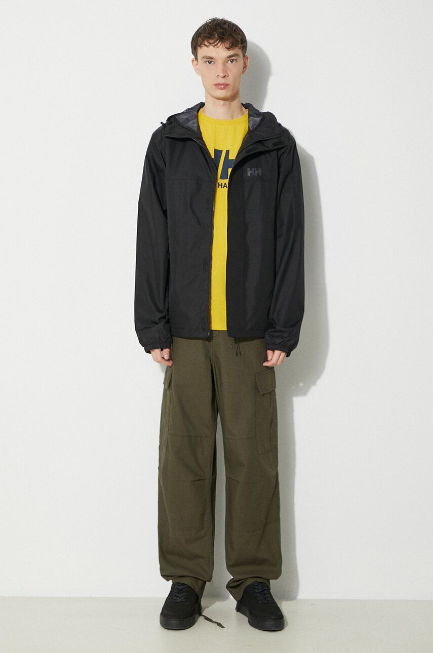 Vindjakke Helly Hansen VANCOUVER Windbreaker Sort | 53935, 1