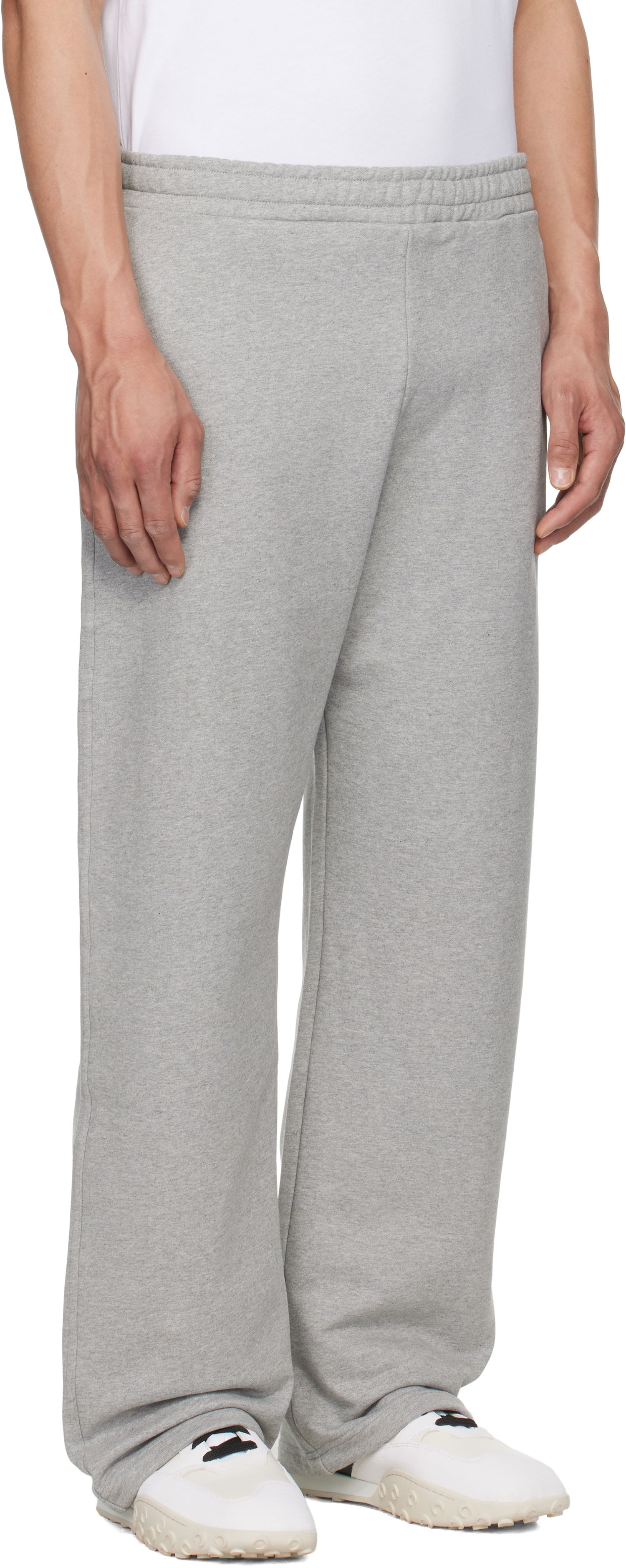 Joggingbukser Marine Serre Moon Logo Fleece Sweatpants Grå | UPA052A CJER0013, 1