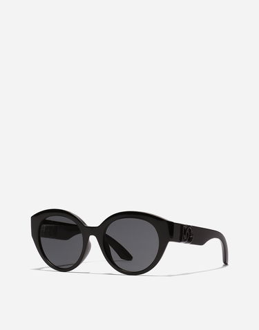 Solbriller Dolce & Gabbana Dolce & Gabbana Everyday Flower Oval Sunglasses Sort | VG601EVN1879V000, 1
