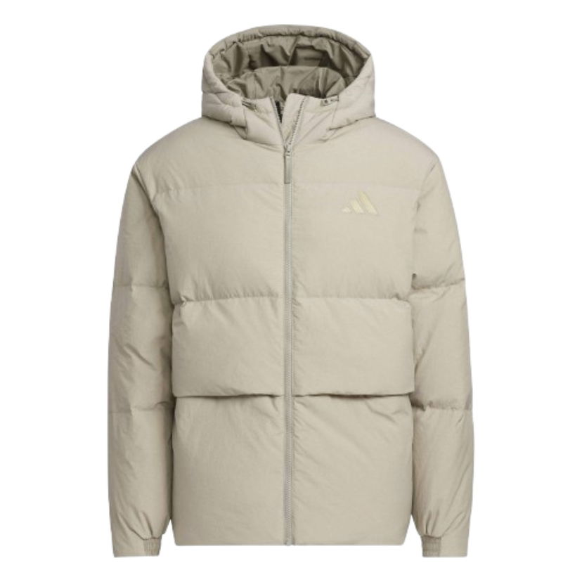 Puffer jakke adidas Originals Basic Down Jacket Beige | JM4625