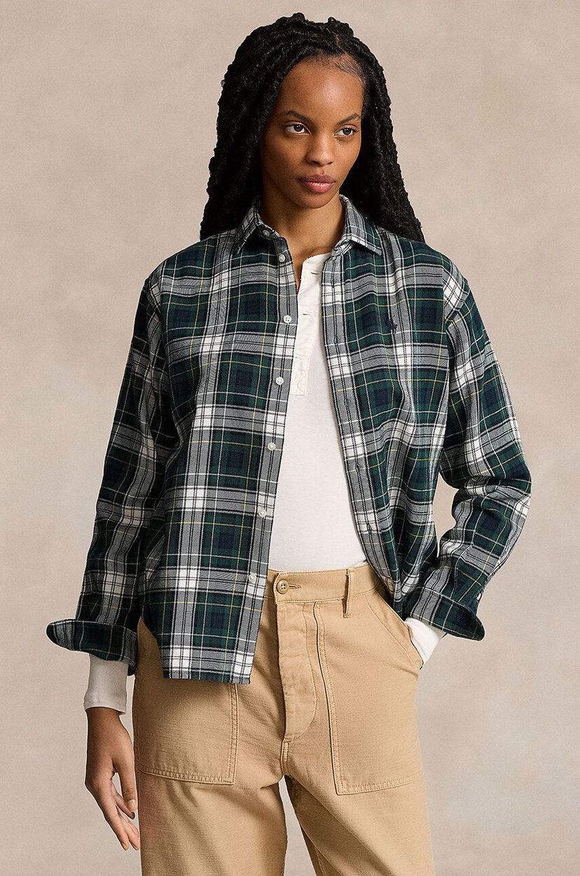 Skjorte Polo by Ralph Lauren Shirt Relaxed Mørkeblå | 211923863