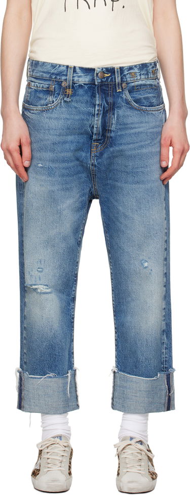 Jeans R13 R13 Tailored Drop Cropped Jeans Blå | R13W6452-D283C, 0