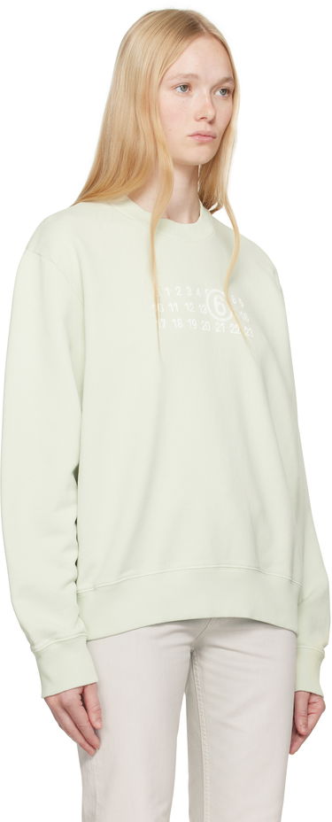 Sweater Maison Margiela MM6 Maison Margiela Numeric Sweatshirt Grøn | SH2GU0021 M25004, 1