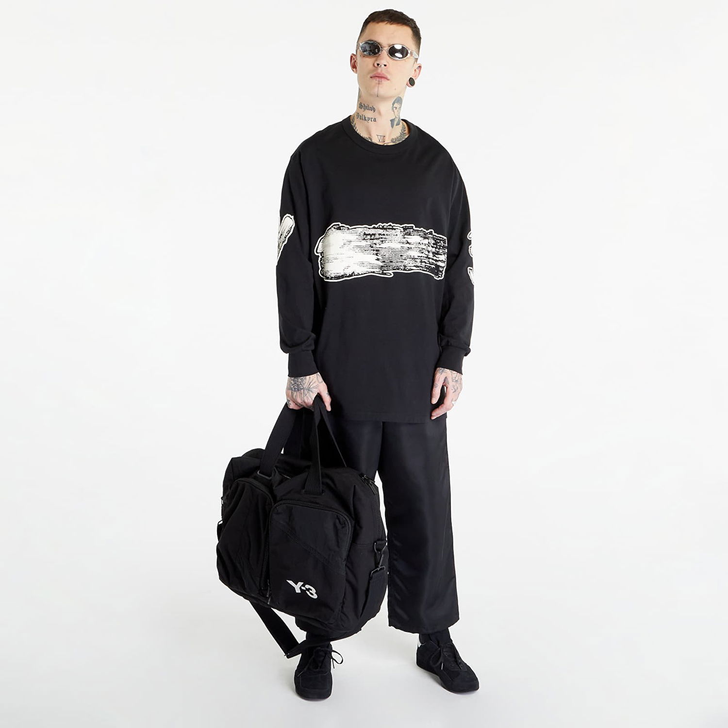 T-shirt Y-3 Graphic Logo Tee Sort | H44811, 0