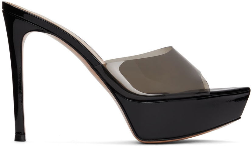 Sneakers og sko Gianvito Rossi Gianvito Rossi Betty Heeled Platform Sandals Sort | G17240-85RIC-GSV