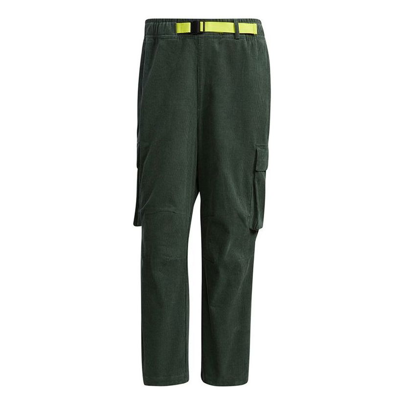 Cargo bukser adidas Originals Cargo Pocket Corduroy Pants Grøn | GP1813