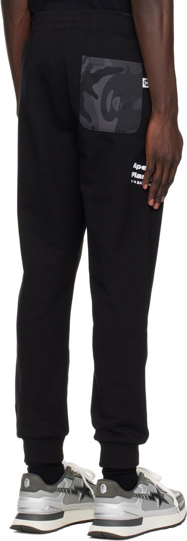 Joggingbukser AAPE by A Bathing Ape AAPE by A Bathing Ape Main Sweatpants Sort | AAPPTMB637XXNBKX, 2