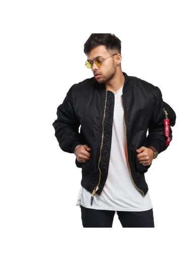 Bomberjakke Alpha Industries MA-1 Bomber Jacket Sort | 100101 03