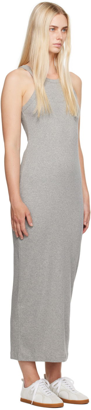 Kjole TOTEME Women's Curved Maxi Dress Grå | 243-WRD3766-FB0246, 1