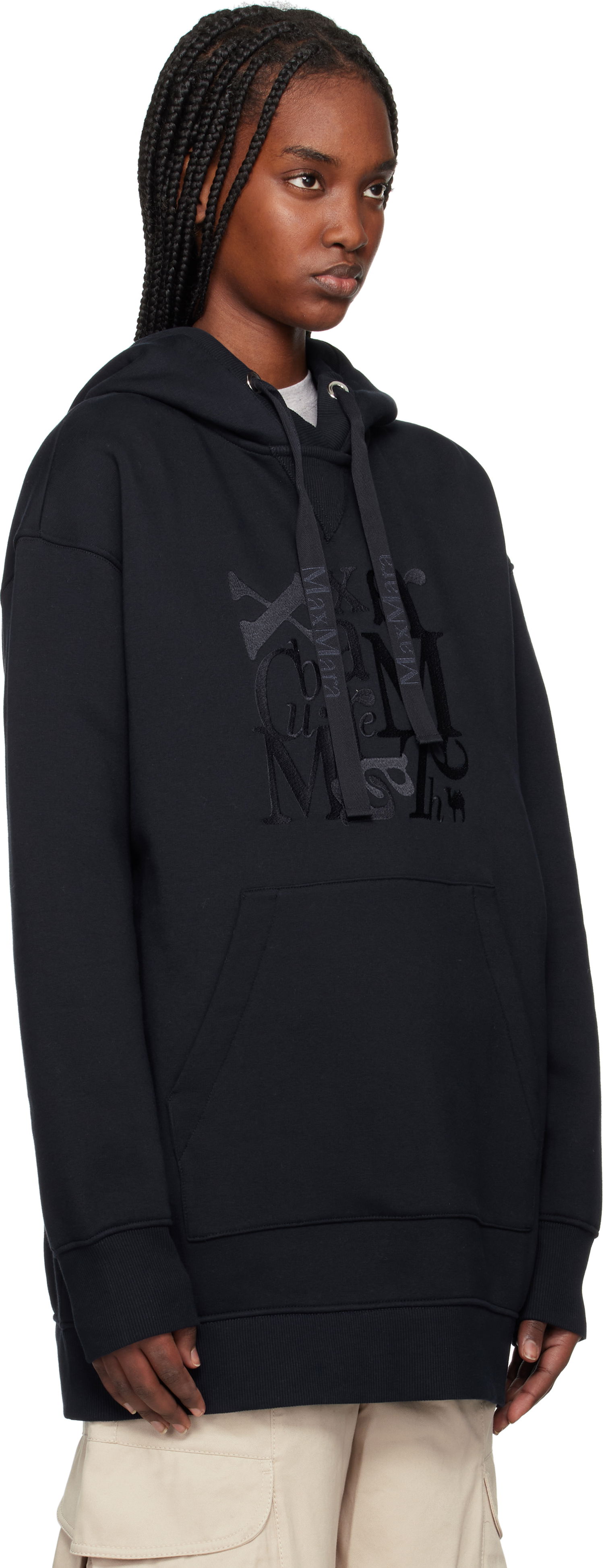 Sweatshirt Max Mara Max Mara Musa Hoodie Sort | 2519921011600, 1