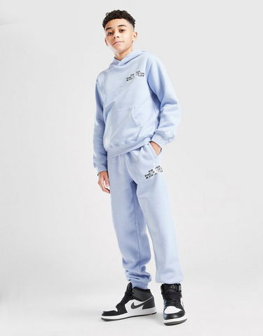 Træningsdragt Jordan Jordan Jrdn Stamp Hoodie and Sweatpants Tracksuit Blå | 95F247-U8K, 2
