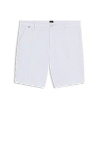 Slim-Fit Stretch Cotton Shorts