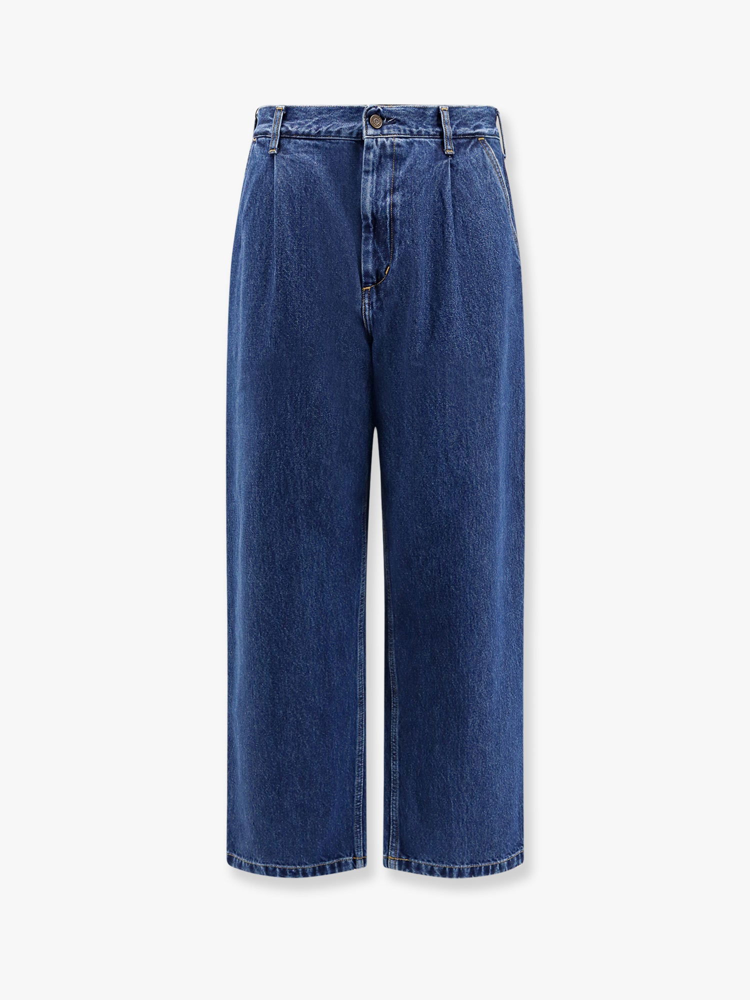 Jeans Carhartt WIP Straight Fit Pleated Jeans Blå | I0347320106, 0