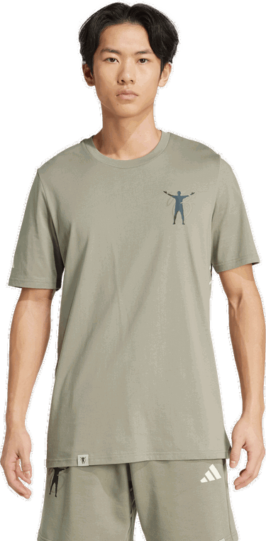 T-shirt adidas Performance Jude Bellingham Culturewear T-Shirt Beige | JY1876, 2