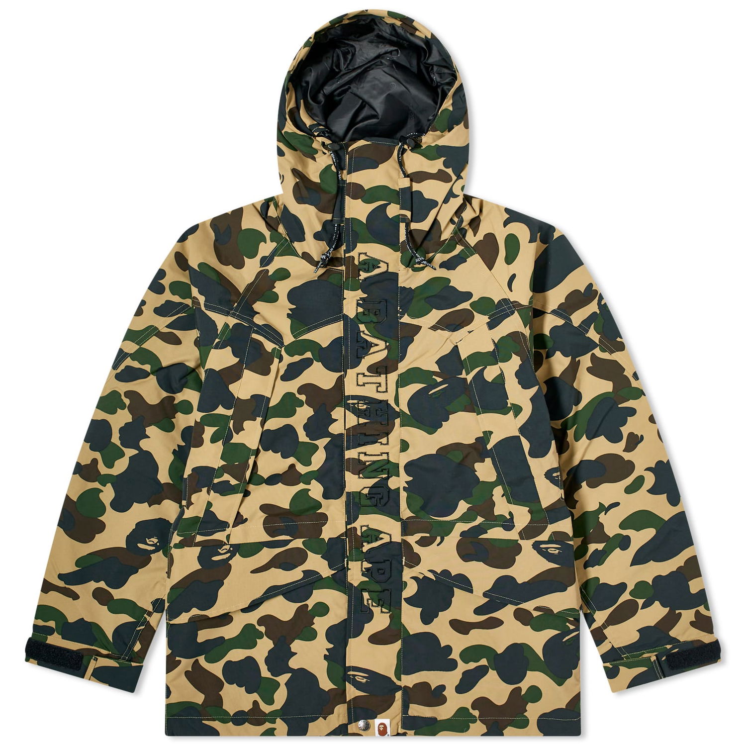 Jakke BAPE A Bathing Ape 1St Camo Snowboard Jacket Gul | 001LJJ801009M-YEL, 0