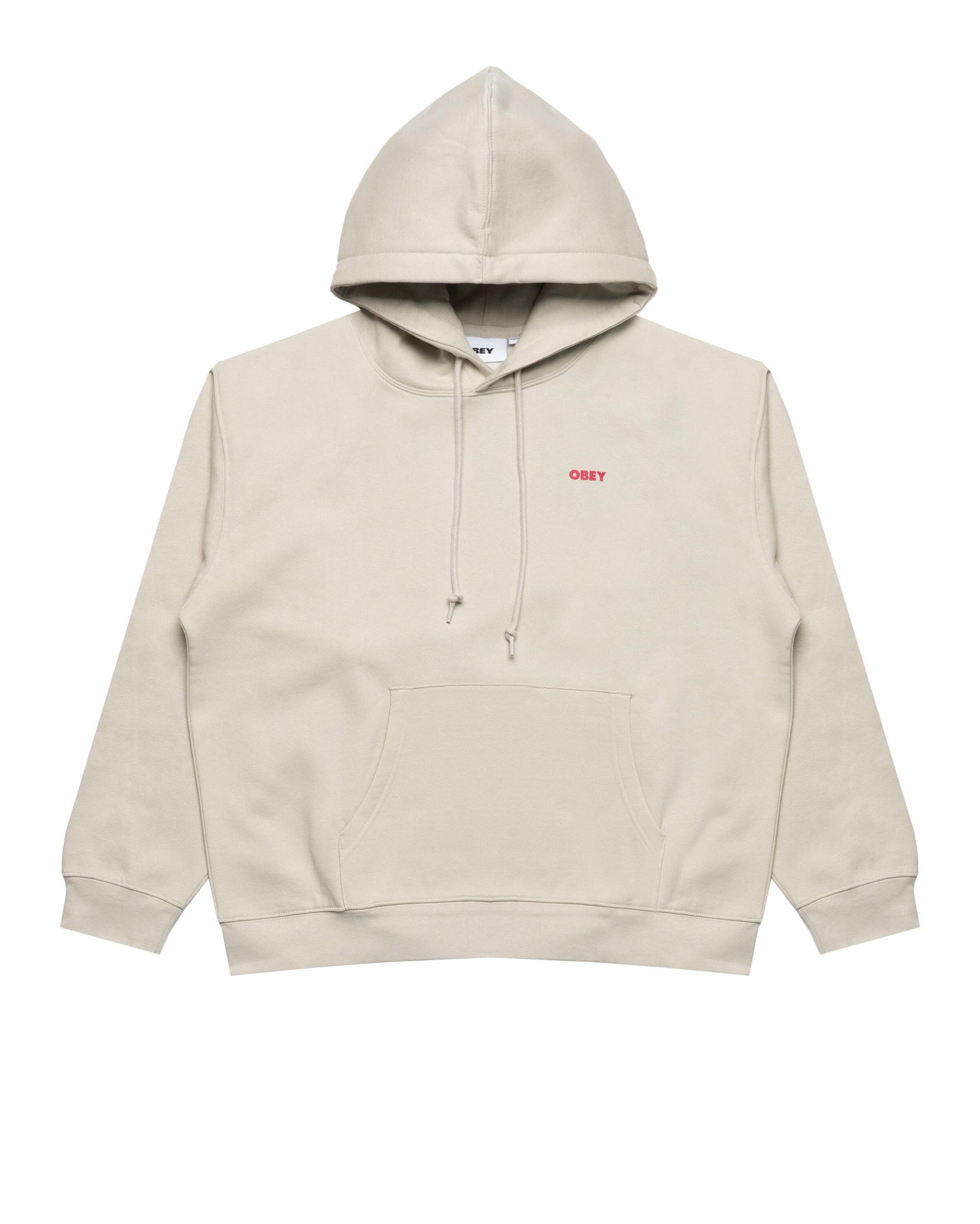 Sweatshirt OBEY Pullover Hoodie Art Studio Flowers Beige | 112844234-MNS, 0