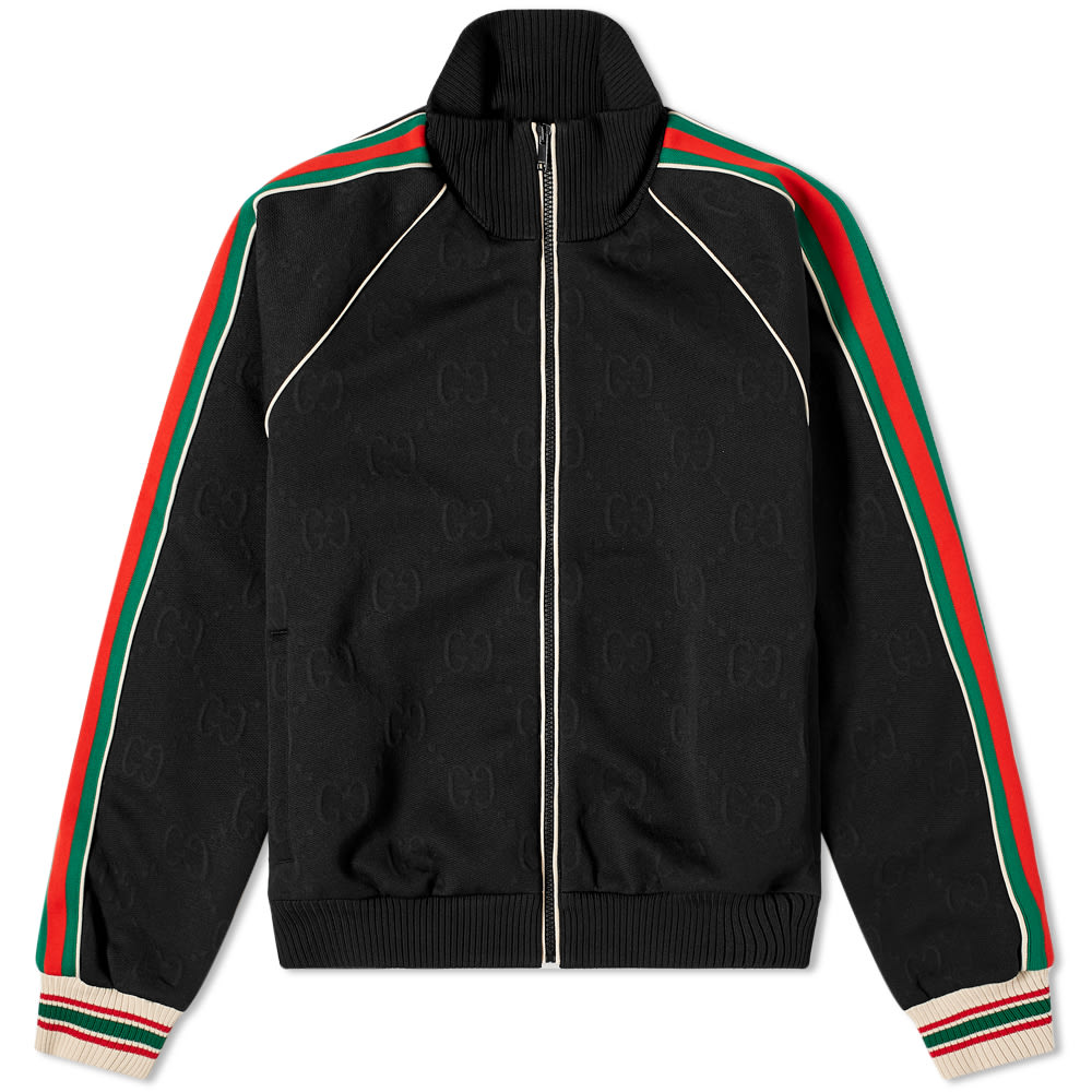 Bomberjakke Gucci GG Jacquard Bomber Jacket Sort | 662270-XJDE9-1043, 0