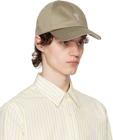 Kasket AMI AMI Paris Ami de Coeur Cotton Cap Mørkeblå | UCP026.CO0103, 3