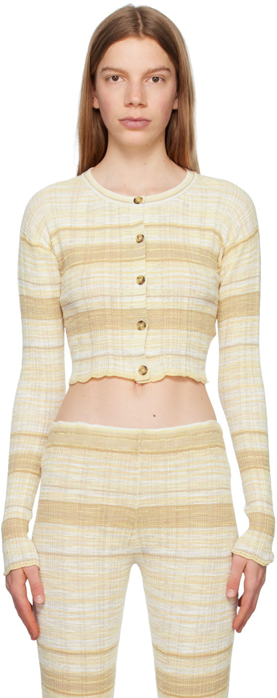 Sweater Acne Studios x SSENSE Cardigan Beige | FN-WN-KNIT000563, 0