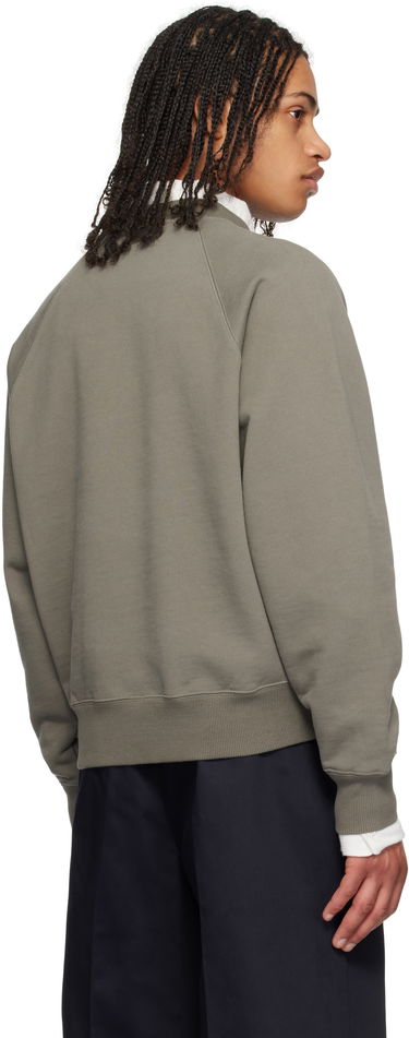 Sweater AMI AMI Paris Tonal Ami de Coeur Sweatshirt Grøn | USW074.747, 2
